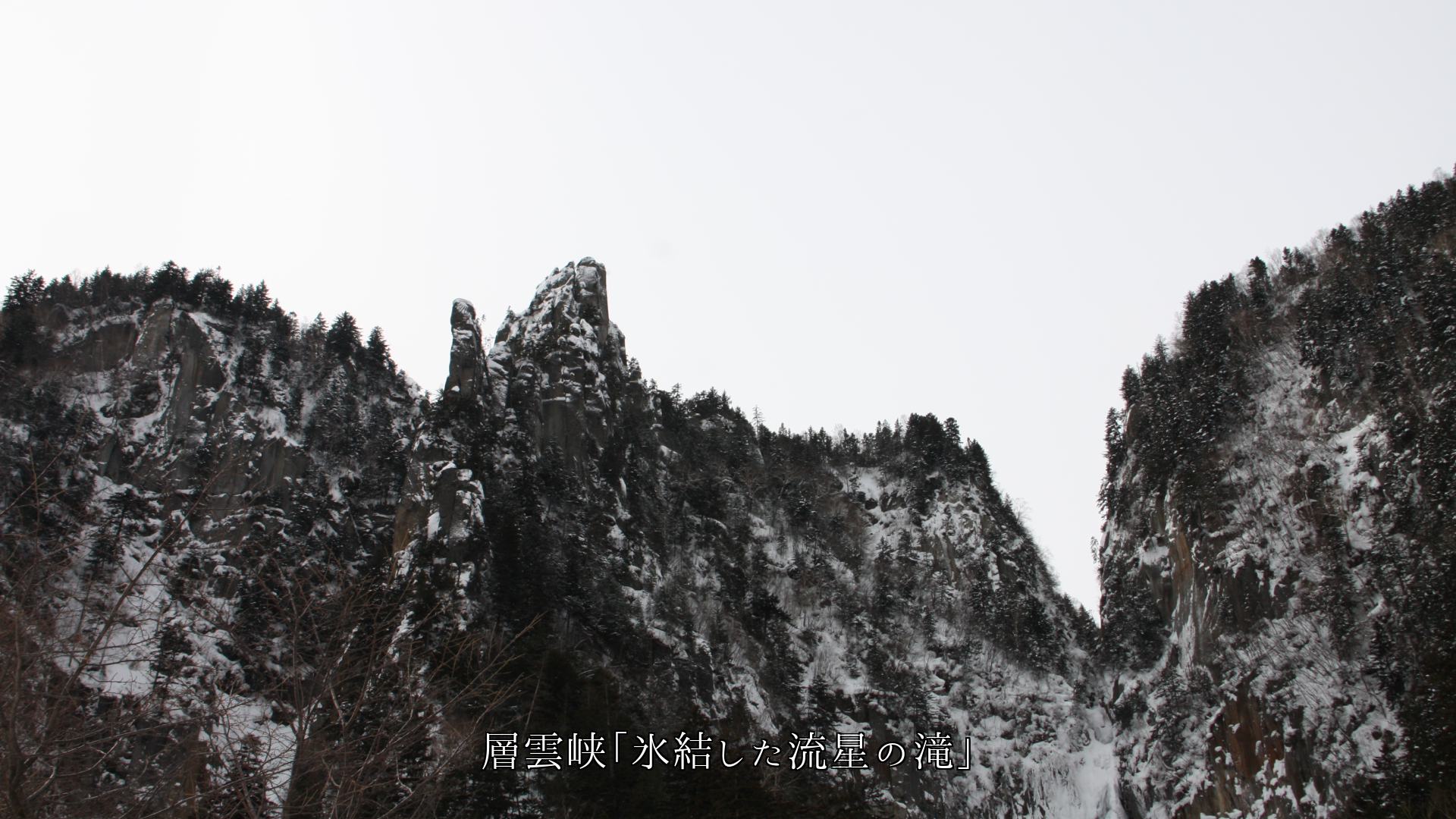 氷結した各地の滝 しぶきや氷の結晶が 自然の芸術美となっている